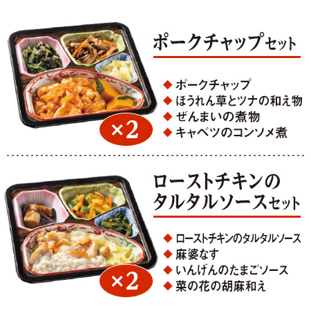 宅菜便　お肉好きのための満足御膳20食【単品】