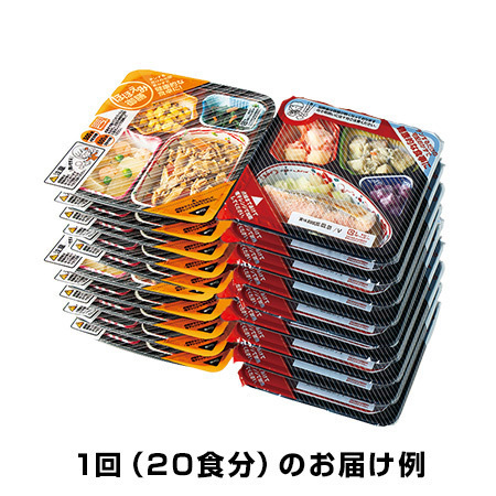 宅菜便　お肉好きのための満足御膳20食【単品】