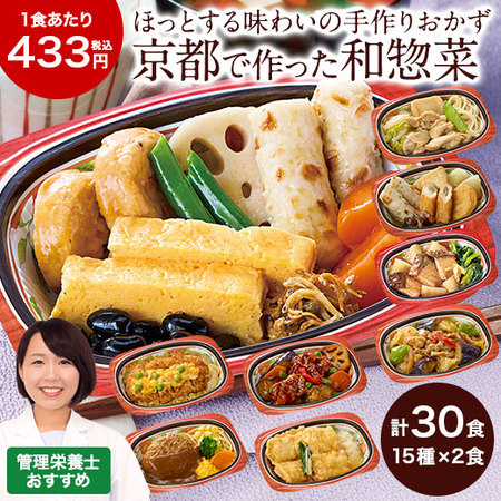 宅菜便　京都はんなり一菜お試し３０食セット