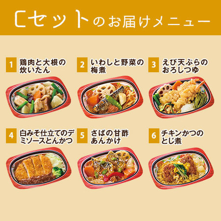 宅菜便　京都はんなり一菜お試し３０食（Cセット）