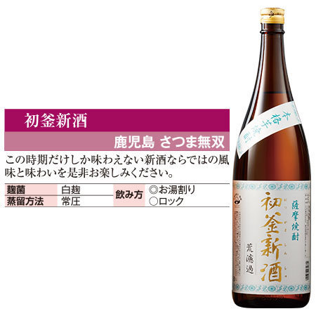 薩摩三蔵の芋焼酎ヌーヴォー飲みくらべ一升瓶3本組<第２弾>