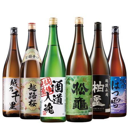 ≪４９％ＯＦＦ！≫特割！越乃六蔵晩酌飲みくらべ一升瓶６本組＜第６弾＞