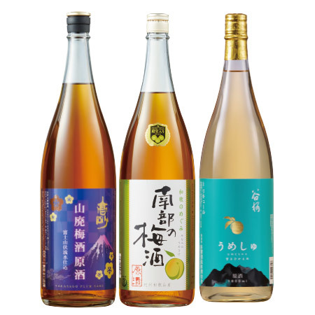 ≪５０％ＯＦＦ！≫利酒師厳選の梅酒原酒飲みくらべ３本組＜第３弾＞