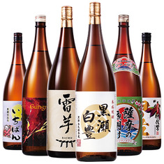 日本酒人気ランキング2位_≪５１％ＯＦＦ！≫特割！薩摩六蔵芋焼酎飲みくらべ一升瓶６本組Ⅱ