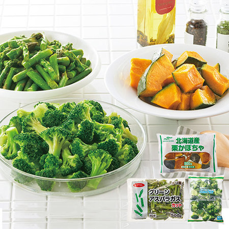 ストックしたい！便利な冷凍野菜セット