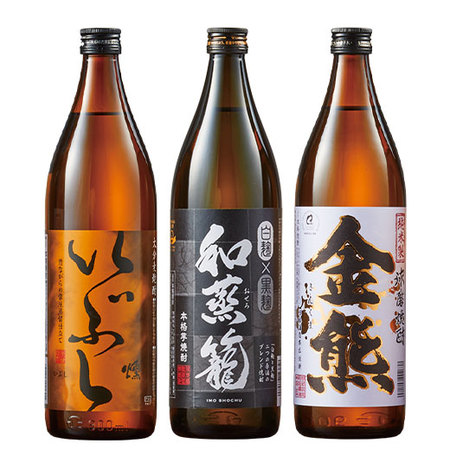 【特別送料無料】九州三蔵いも・麦・米受賞焼酎飲みくらべ９００ｍｌ３本組