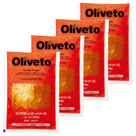 Ｏｌｉｖｅｔｏ　ミートソーススパゲッティ４食