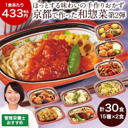 宅菜便　はんなり一菜お試し３０食Ｂセットト