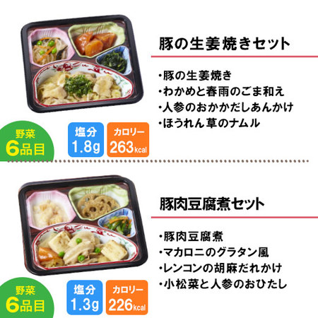 宅菜便　からだ想いのはれやか御膳10食（お試しBセット）