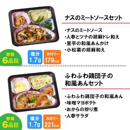 宅菜便　からだ想いのはれやか御膳10食（お試しBセット）