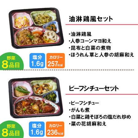 宅菜便　からだ想いのはれやか御膳10食（お試しFセット）