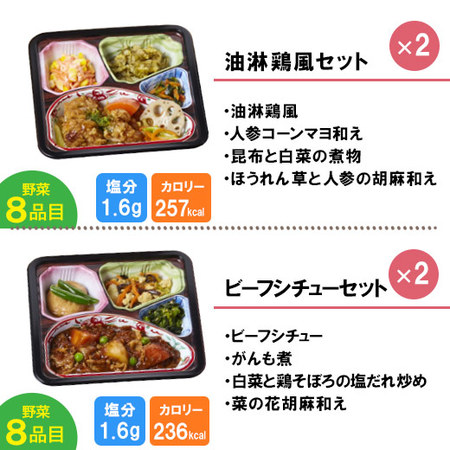 宅菜便　からだ想いのはれやか御膳20食（お試しFセット）