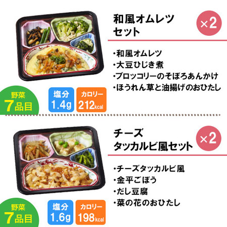 宅菜便　からだ想いのはれやか御膳20食（お試しFセット）