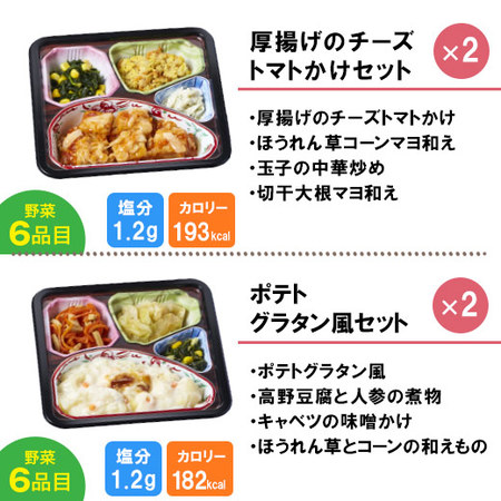 宅菜便　からだ想いのはれやか御膳20食（お試しFセット）