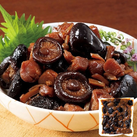 貝柱しいたけ炊き合わせ