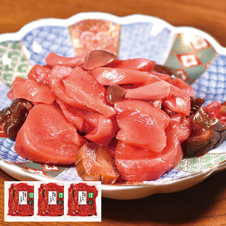 昔ながらの赤かぶらしな漬３袋