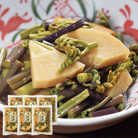 筍とわらびのしょうゆ漬６袋