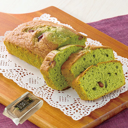 抹茶あずきのパウンドケーキ