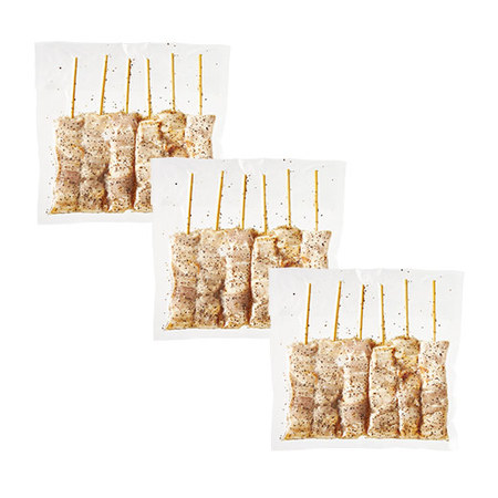 ◆レンジで九州産豚バラ串（塩ダレ）１８本【よりどり対象商品】
