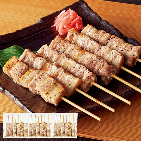 ◆レンジで九州産豚バラ串（塩ダレ）１８本【よりどり対象商品】