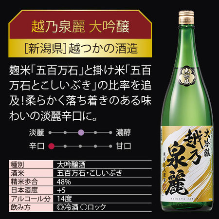 ≪ＷＥＢ限定★５４％ＯＦＦ！≫純米大吟醸原酒入り！全国の大吟醸飲みくらべ一升瓶５本組