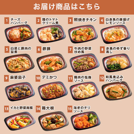 宅菜便　いろどり一菜お試し３０食（Bセット）