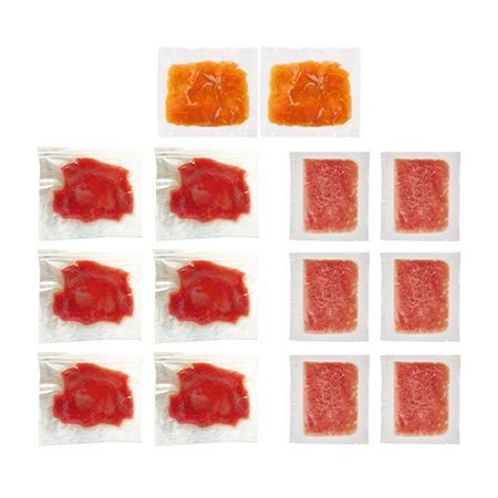 魚屋さんが作った海鮮丼の具３種１４袋＋わさび