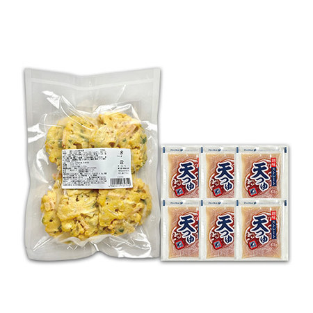 海老とイカのかき揚げ丼の具６食