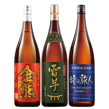 ≪５４％ＯＦＦ！≫特割！九州三蔵長期熟成芋・麦・米焼酎飲みくらべ一升瓶３本組＜第２弾＞