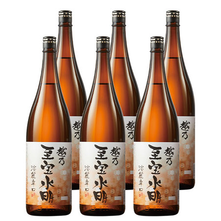 ≪ＷＥＢ限定★在庫販売！５７％ＯＦＦ！≫越乃至宝水明　淡麗辛口　６本組