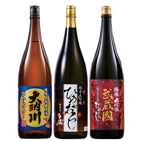 純米大吟醸原酒ひやおろし 飲みくらべ一升瓶３本組