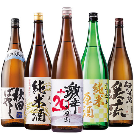 ≪４４％ＯＦＦ！≫利酒師厳選！燗酒飲みくらべ一升瓶５本組＜第３弾＞