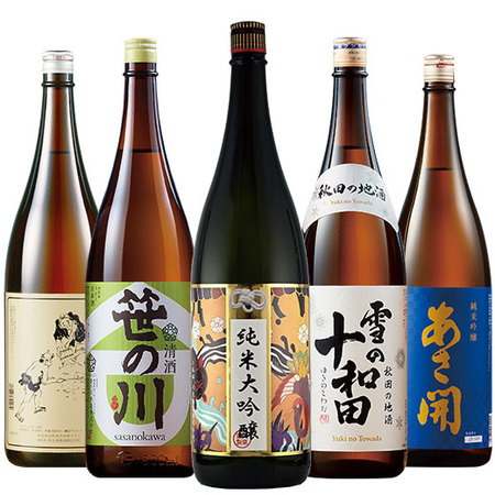≪５１％ＯＦＦ！≫みちのく五蔵地酒飲みくらべ一升瓶５本組