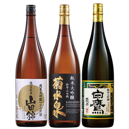 ≪５０％ＯＦＦ！≫特Ａ地区産山田錦プレミアム純米大吟醸一升瓶３本組