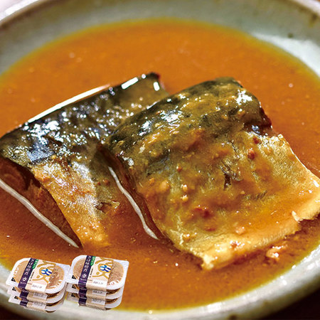 吟醸酒粕使用三陸産さば味噌煮６パック