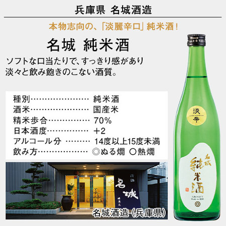 ≪ＷＥＢ限定★５２％ＯＦＦ！特別送料無料≫全国６酒蔵の純米酒６本組