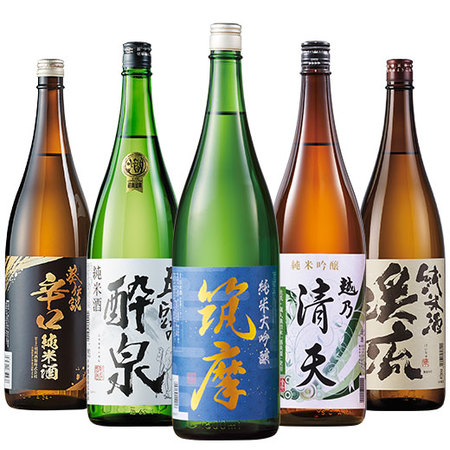 ≪ＷＥＢ限定★５４％ＯＦＦ！≫全国純米酒づくし一升瓶５本組