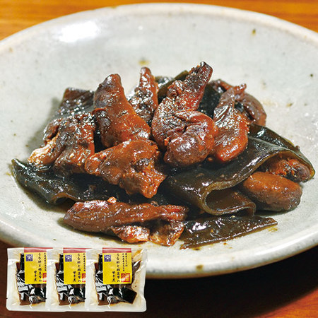 うな肝と根昆布の甘辛煮