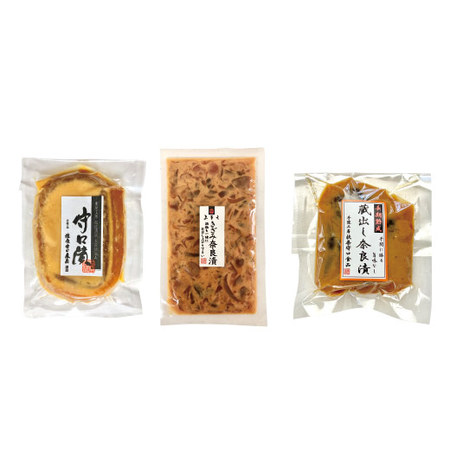 奈良漬３点セット