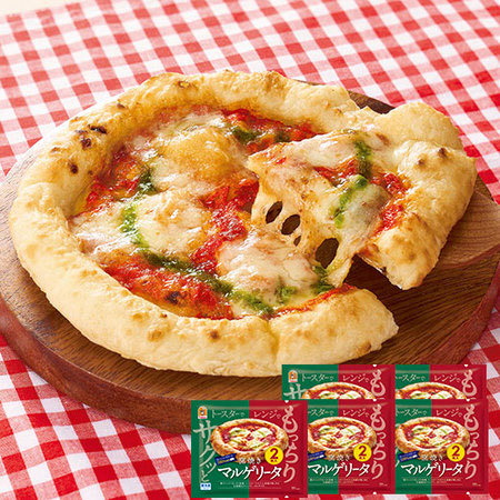 レンジでもっちりマルゲリータ１０枚
