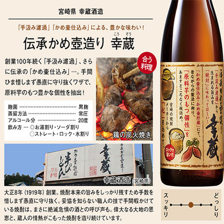 ≪５２％ＯＦＦ！≫お湯割りが旨い！鹿児島・宮崎の芋焼酎飲みくらべ一升瓶５本組