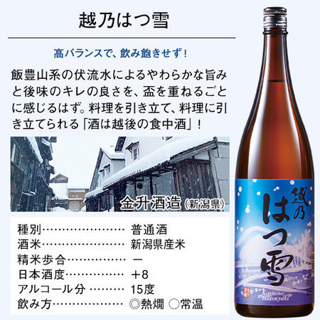 ≪５７％ＯＦＦ！≫家呑応援新潟地酒飲みくらべ一升瓶５本組+１本増量＜第7弾＞