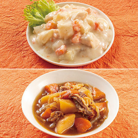 【アウトレットセール】お買得！チキンクリーム煮・肉じゃが　計１０袋セット