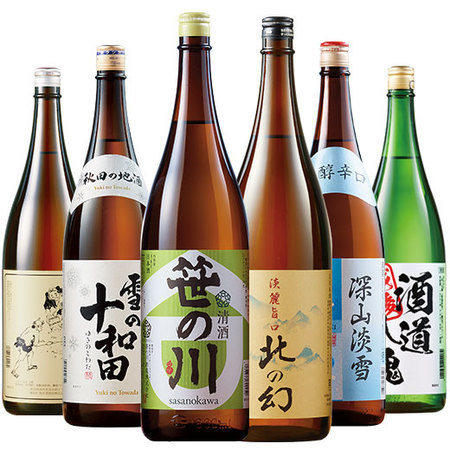 ≪４４％ＯＦＦ！≫特割！本場新潟・東北の地酒飲みくらべ一升瓶６本組＜第９弾＞