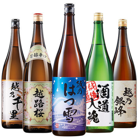 ≪４４％ＯＦＦ！≫特割！越乃五蔵晩酌飲みくらべ一升瓶５本組＜第７弾＞
