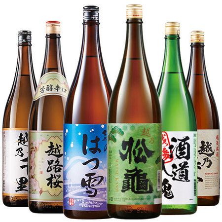 ≪４９％ＯＦＦ！≫特割！越乃六蔵晩酌飲みくらべ一升瓶６本組＜第８弾＞