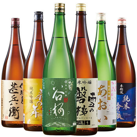 ≪５２％ＯＦＦ！≫特割！６酒蔵の純米吟醸飲みくらべ一升瓶６本組＜第３弾＞
