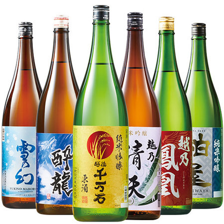 ≪５１％ＯＦＦ！≫特割！越乃六蔵純米吟醸飲みくらべ一升瓶６本組＜第２弾＞
