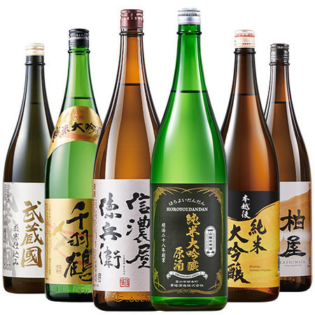 ≪５４％ＯＦＦ！≫特割！６酒蔵の純米大吟醸飲みくらべ一升瓶６本組＜第６弾＞