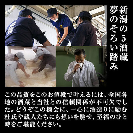 ≪５０％ＯＦＦ！≫特割！越乃五蔵プレミアム原酒飲みくらべ一升瓶５本組